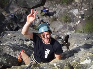 Climbing around Halls Gap