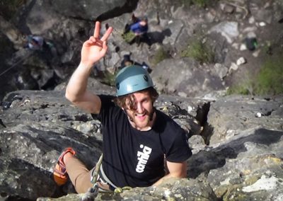 Climbing around Halls Gap