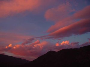 Sunset over the Grampians