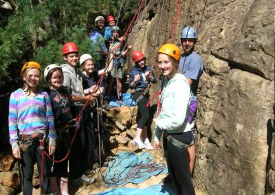 Group climbing Grampians