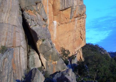 Hangin Out rock climbs