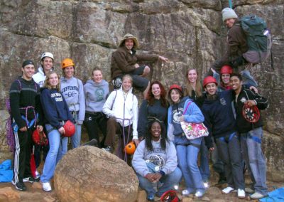 Corporate Group Climbing