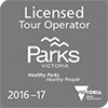 Licensed Tour Operator Parks Victoria logo